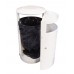 Papperskorg Darstein 70 liter vit standardmodell. Copyright Opuvita AB Papperskorg Darstein 70 liter vit standardmodell