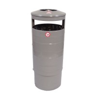 Drage 100 liter grå med askkopp