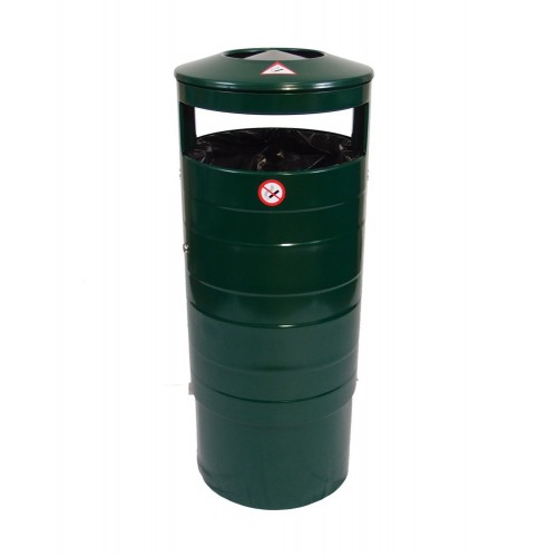 Drage 100 liter grön med askkopp Drage 100 liter grön med askkopp